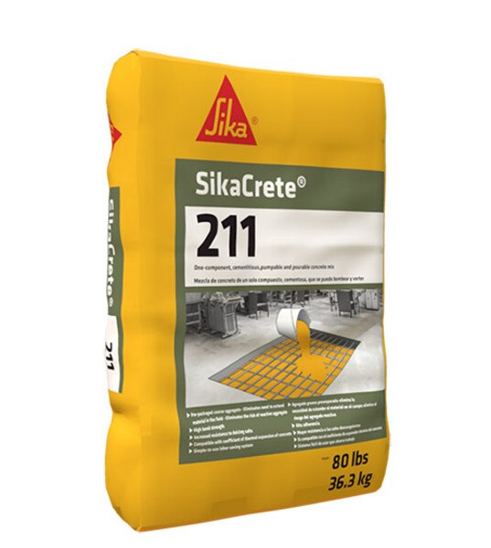 Img of Sikacrete 211 Concrete Mix per Bag of 80 Pounds
